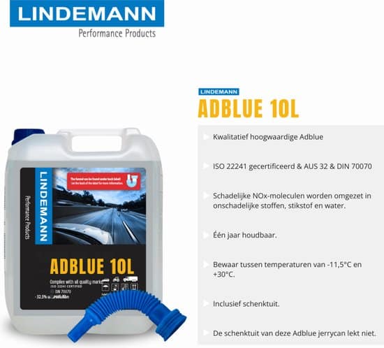 Lindemann AdBlue® Optimum Deal | 10L + Additief