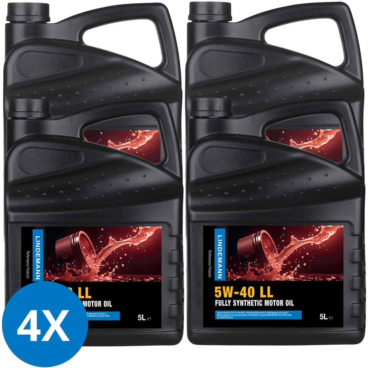 Lindemann Motorolie 5W-40 LL 5L