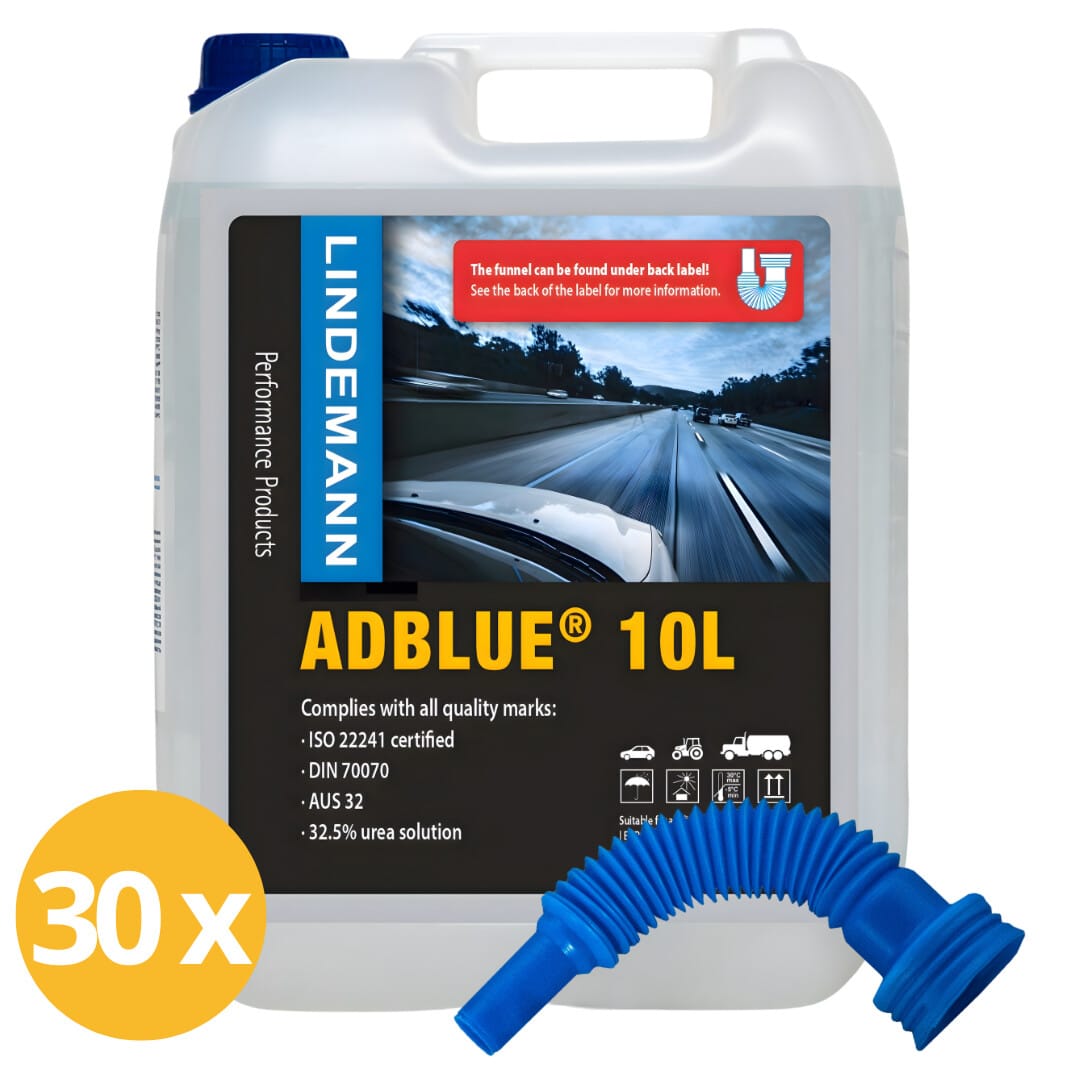 Lindemann AdBlue® 10 liter - Inclusief Schenktuit! | ISO 22241 gecertificeerd | AUS32